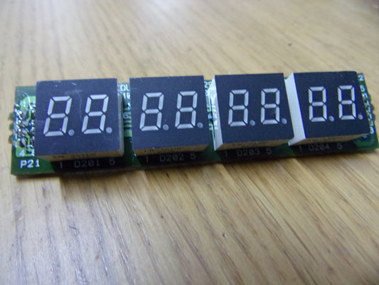 Tascam DA-38 internal led counter display pcb E900290-00A