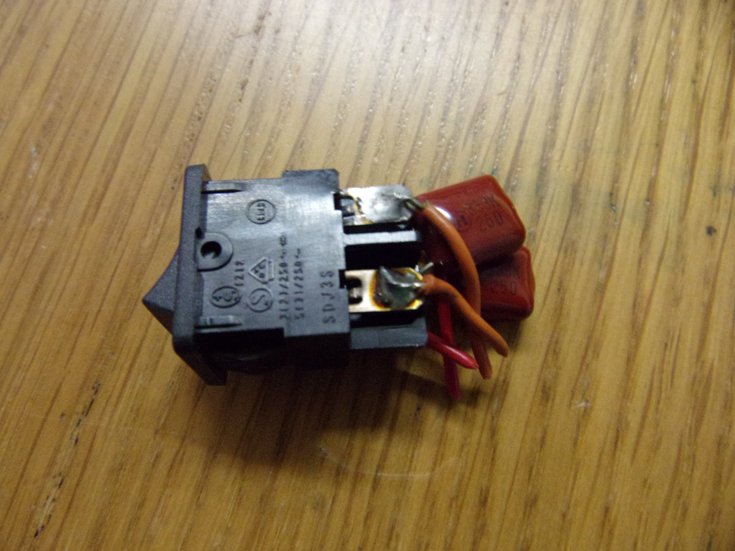 TASCAM M-1016 POWER SWITCH AND PCB