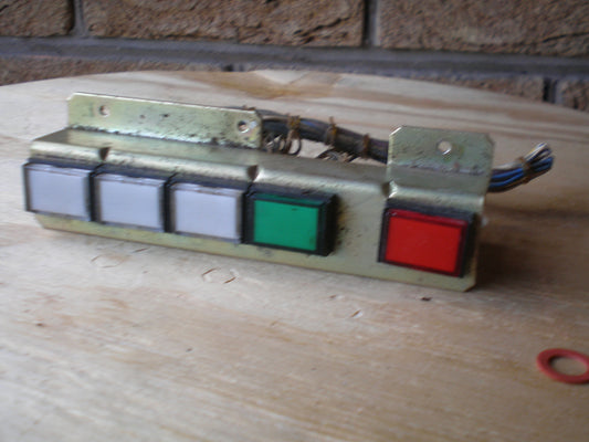 Tascam 85-16 transport push button assembly