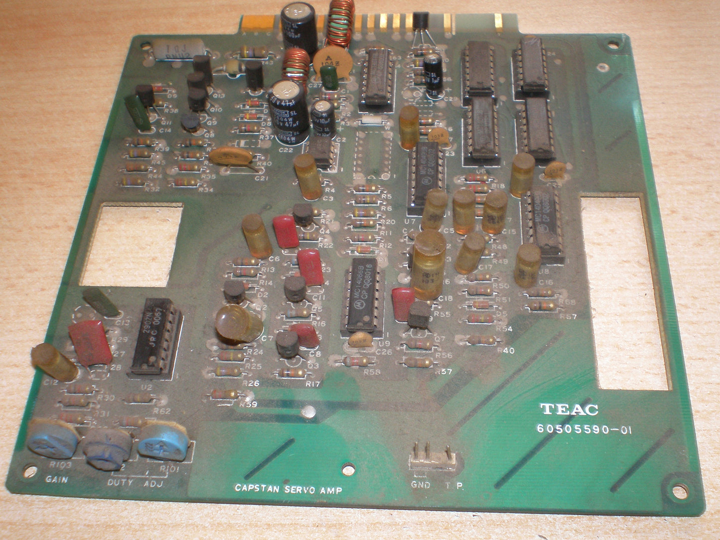 Teac 85-16 capstan servo pcb 60505590-01