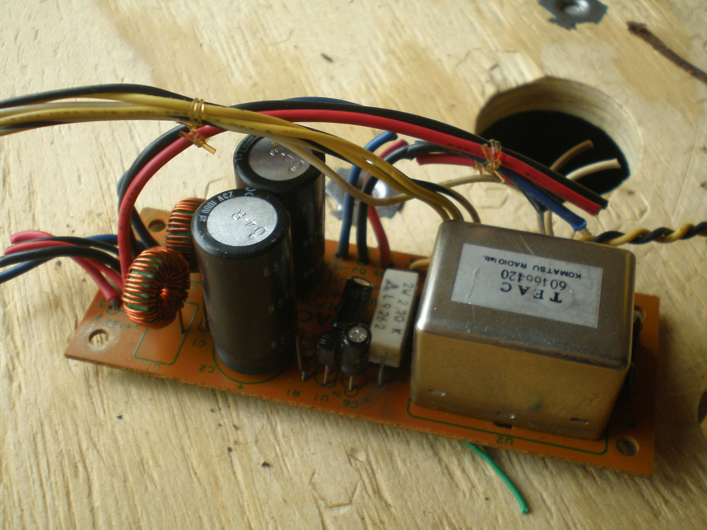 Teac 85-16 power supply filter pcb 60505400-01