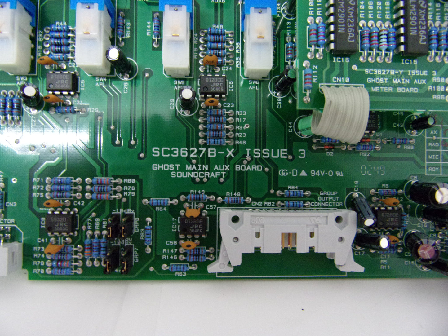 Soundcraft Ghost Main AUX board SC3627B-X ISS3 OR ISS2
