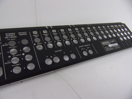 Tascam MM-1 rear panel