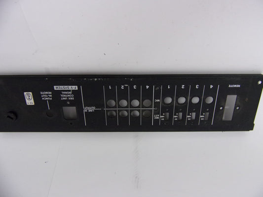 Tascam 34-B rear back connector panel