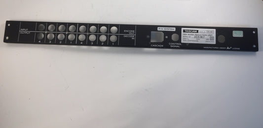 Tascam DX-4D rear panel