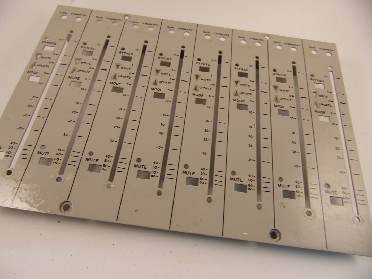Tascam M-3700 fader panels in two  variants