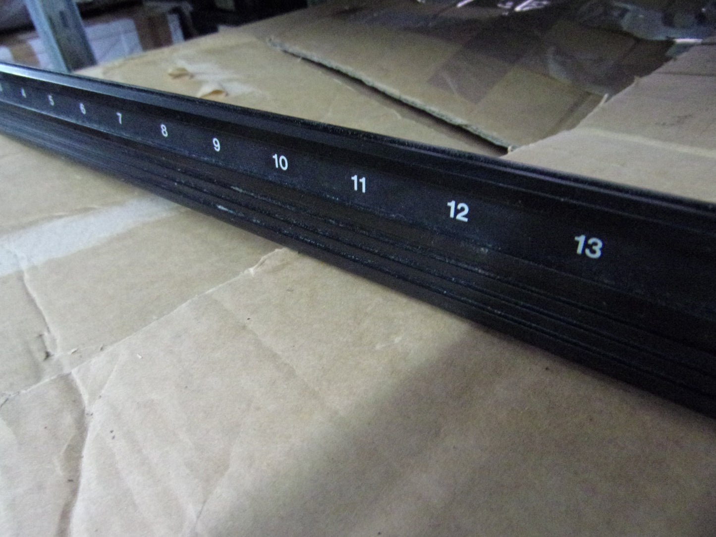 Tascam M-3500 M-3700 front aluminium profile in 2 sizes