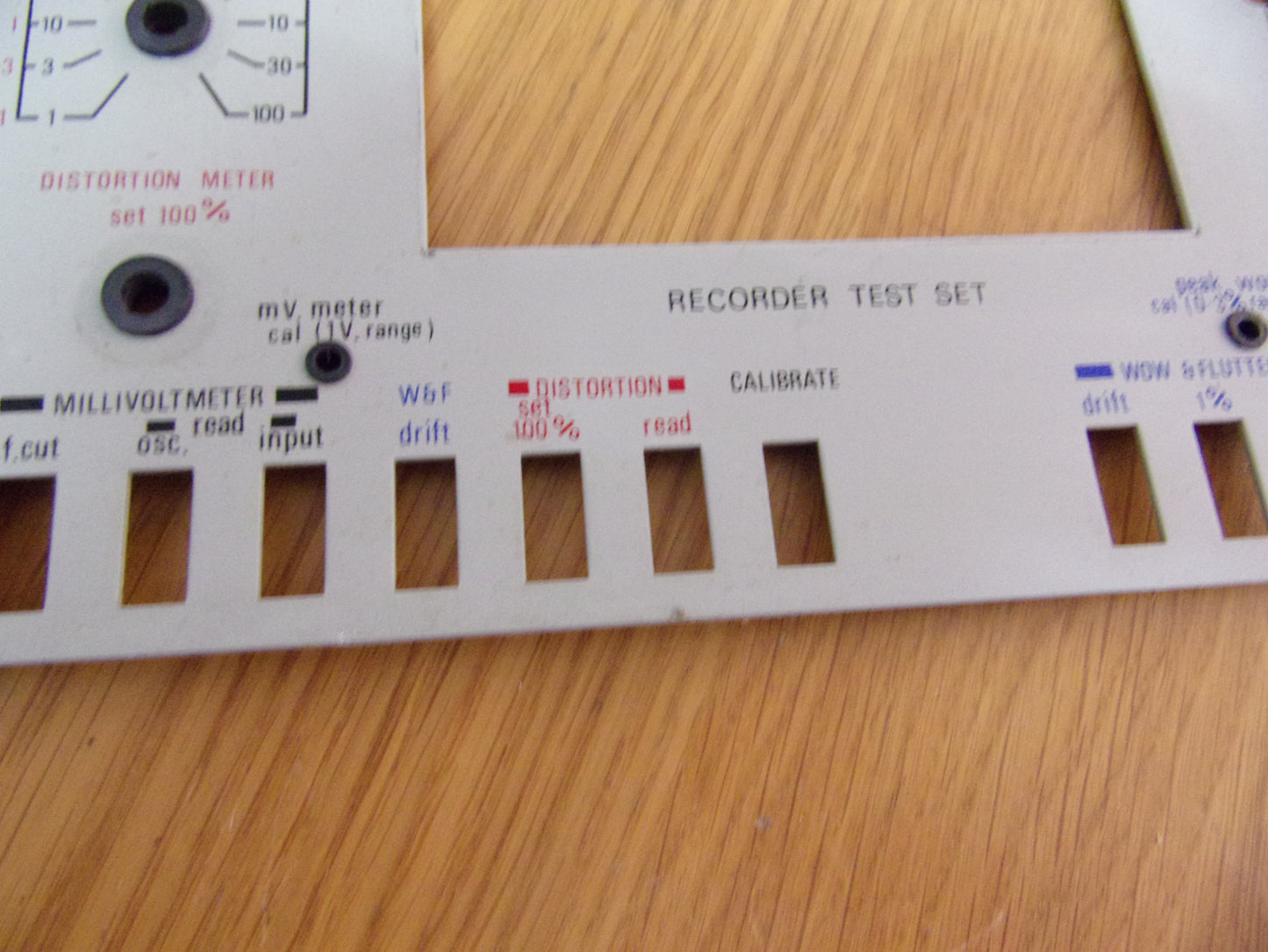 Ferrograph Recorder Test Set grey front panel