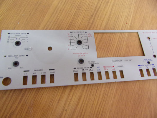 Ferrograph Recorder Test Set grey front panel