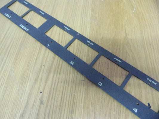 Soundcraft 400B 6 hole VU panel