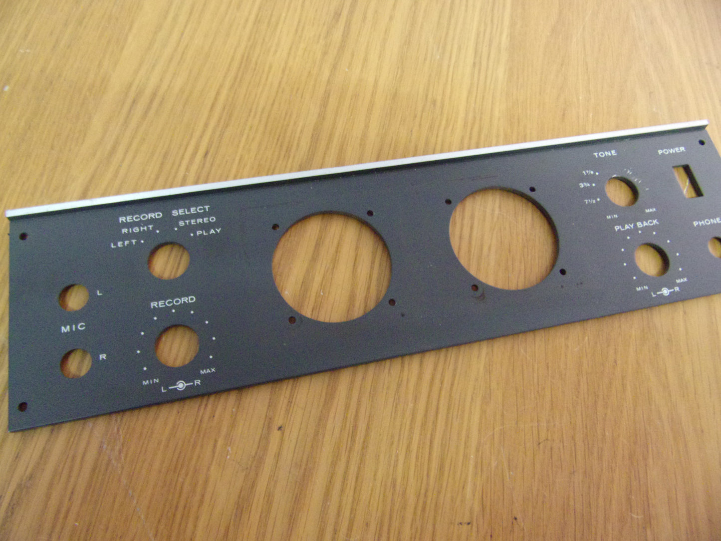 TEAC A-2050 front aluminium panel
