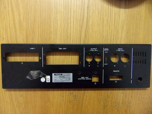 Tascam 122-B rear panel
