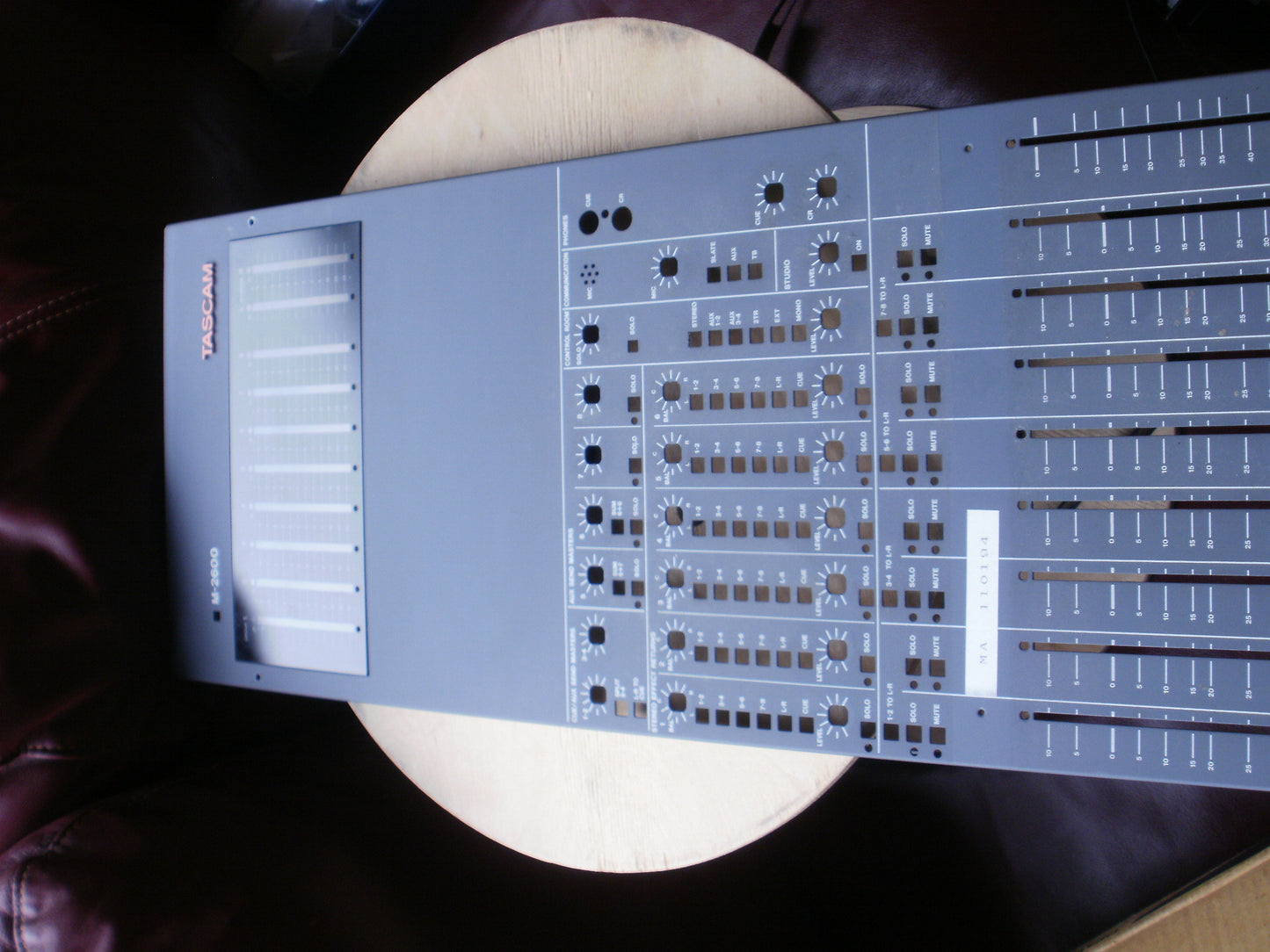 Tascam M2600 group and VU front panel