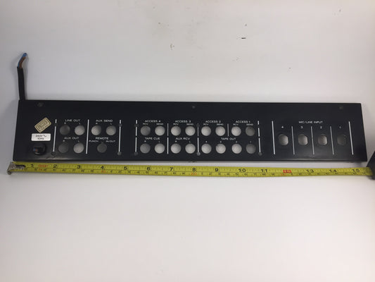 Tascam 244 rear back panel