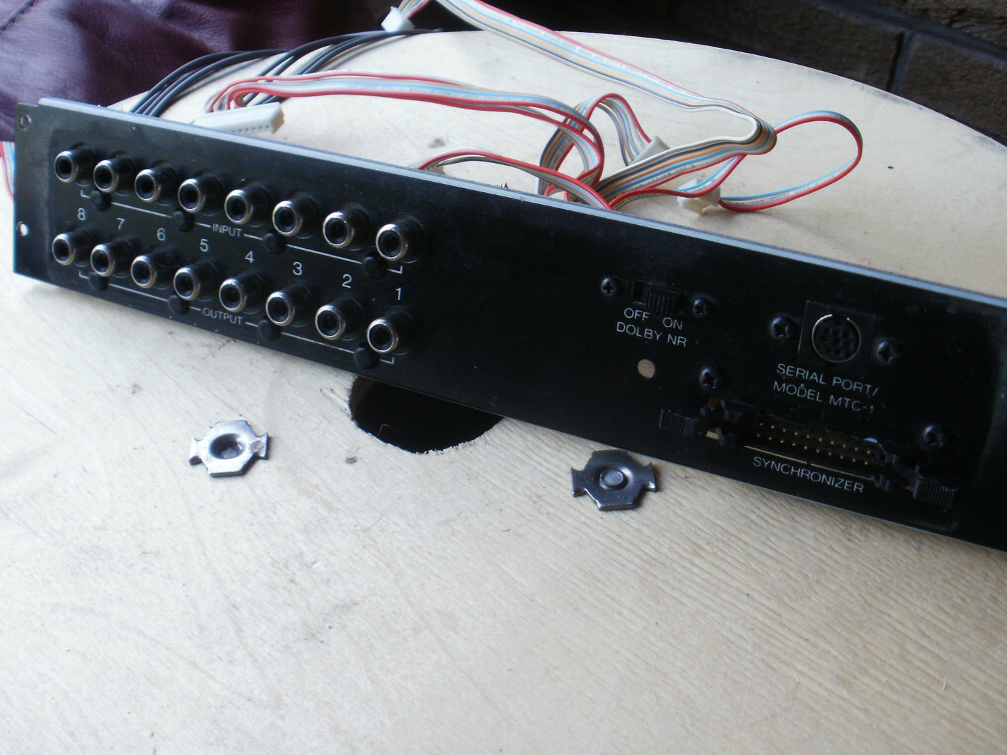 Fostex R8 complete rear panel and connectors