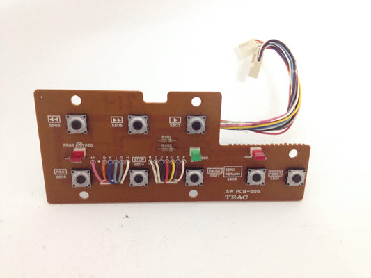 Tascam 244 sw pcb-205 52100775-00 and 52100775-02