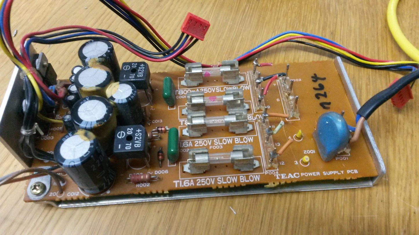 Tascam Teac  M-208 M-216 M-1516 power supply board pcb