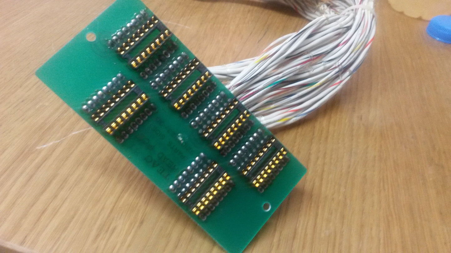 Tascam MSR24 head  pcb and leads 52102923-00