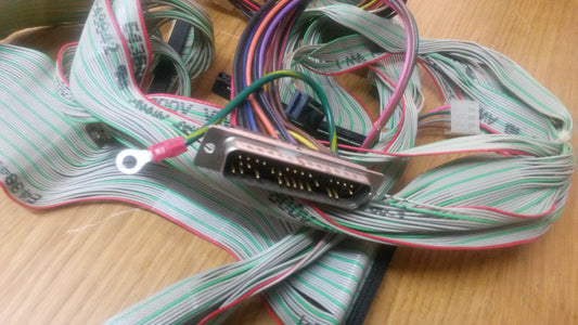 Tascam MSR24 ribbon cable loom and connectors