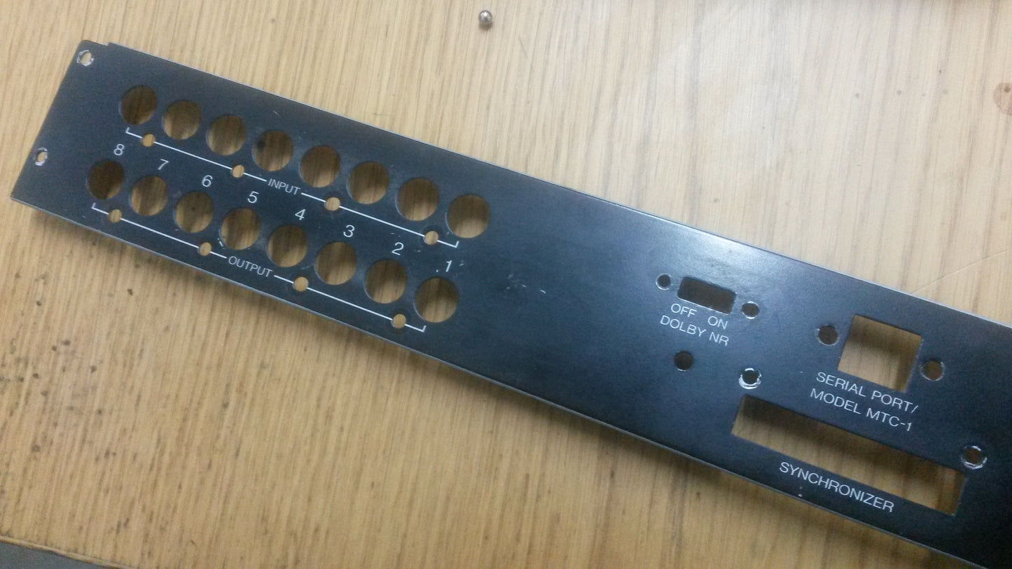 Fostex R8 phono metal panel only