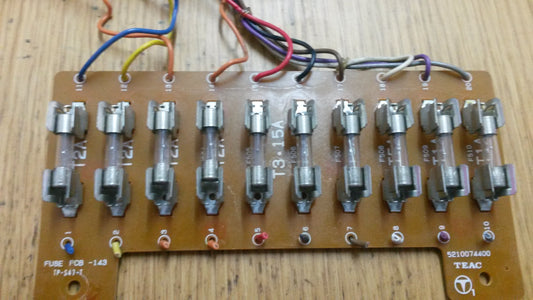 Tascam 38 Fuse PCB-143 5210074400