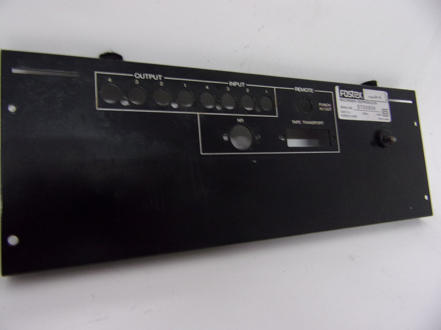 Fostex A-4 metal back panel