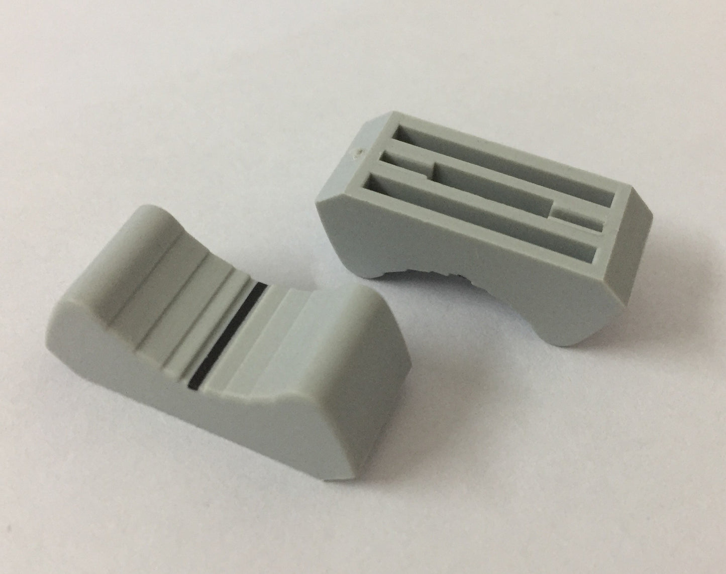 Fader caps knobs  for T tang 18.5mm Alps faders Soundcraft etc pack of 2