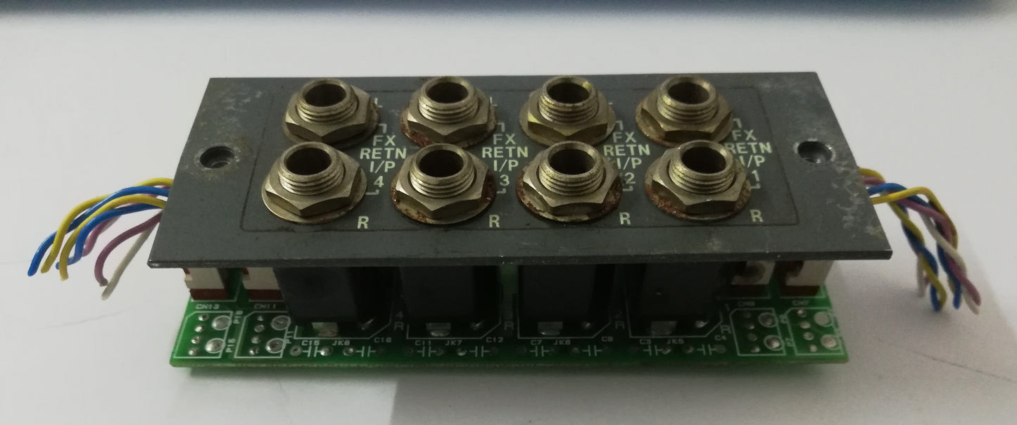 Soundcraft K3 SC3481b iss 1 Fx return and 8 jack sockets