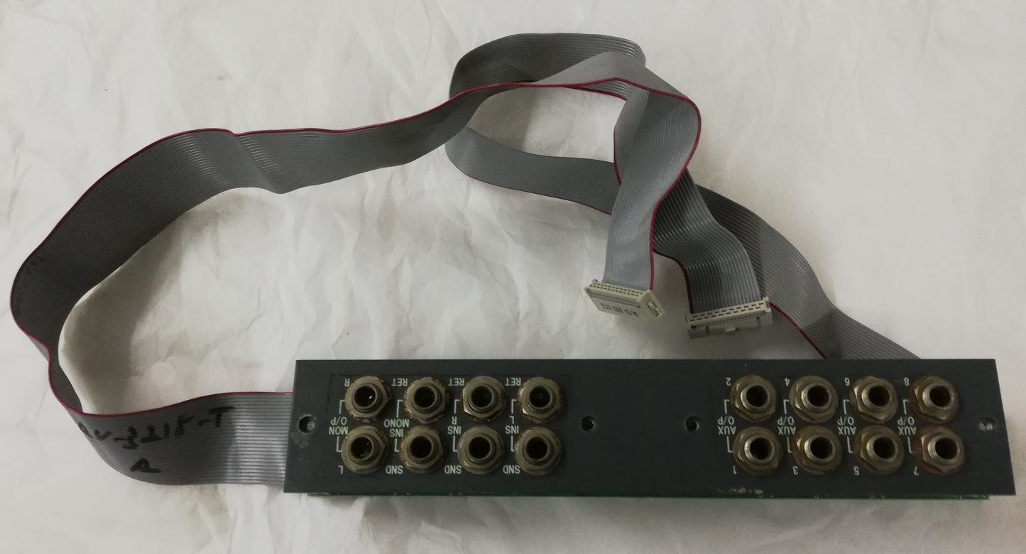 Soundcraft K3 16 jack sockets master rearcon board