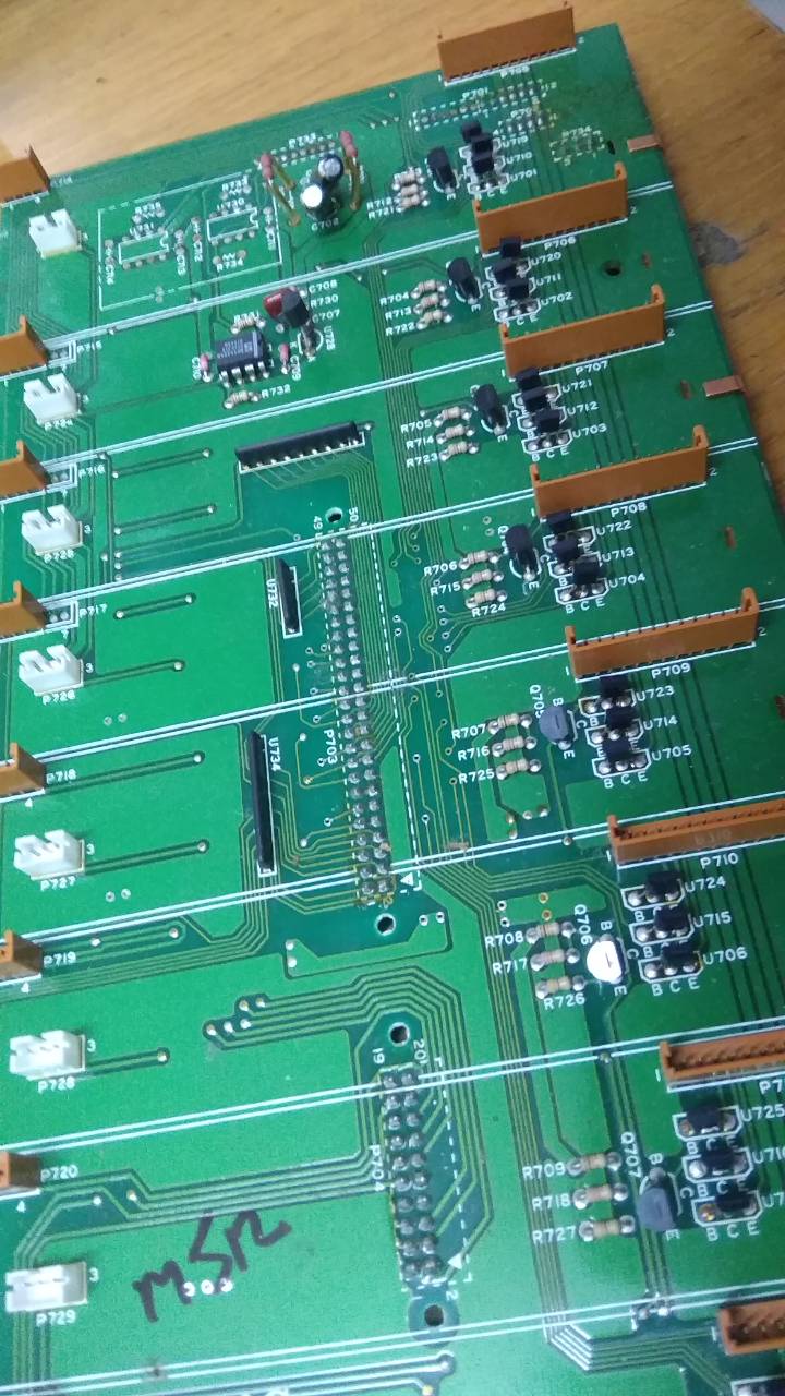 Tascam M-3700 control (b) pcb 52103142-02