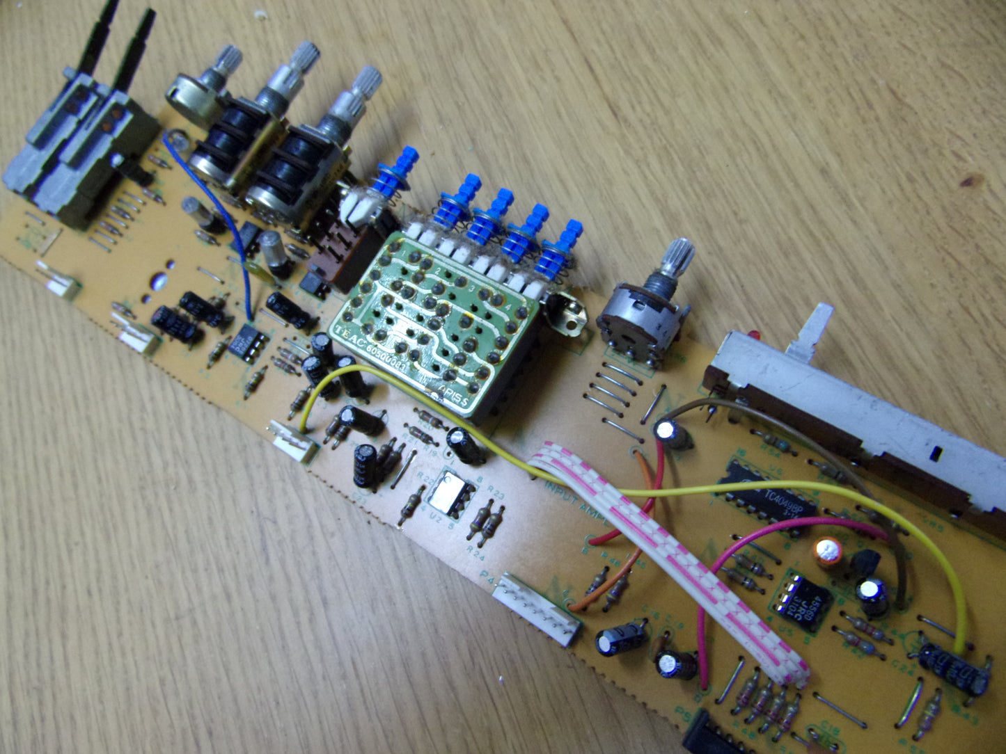 Tascam M-30 mixer channel pcb 5210065703 52100657-03  no mike unit