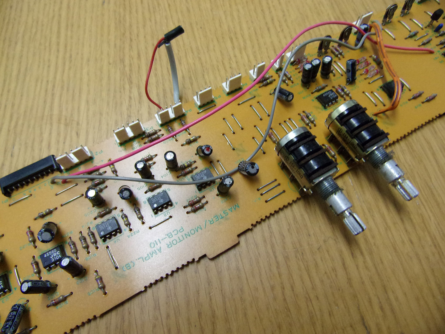 Tascam M-30 mixer master monitor pcb-110 5210066002 52100660-02
