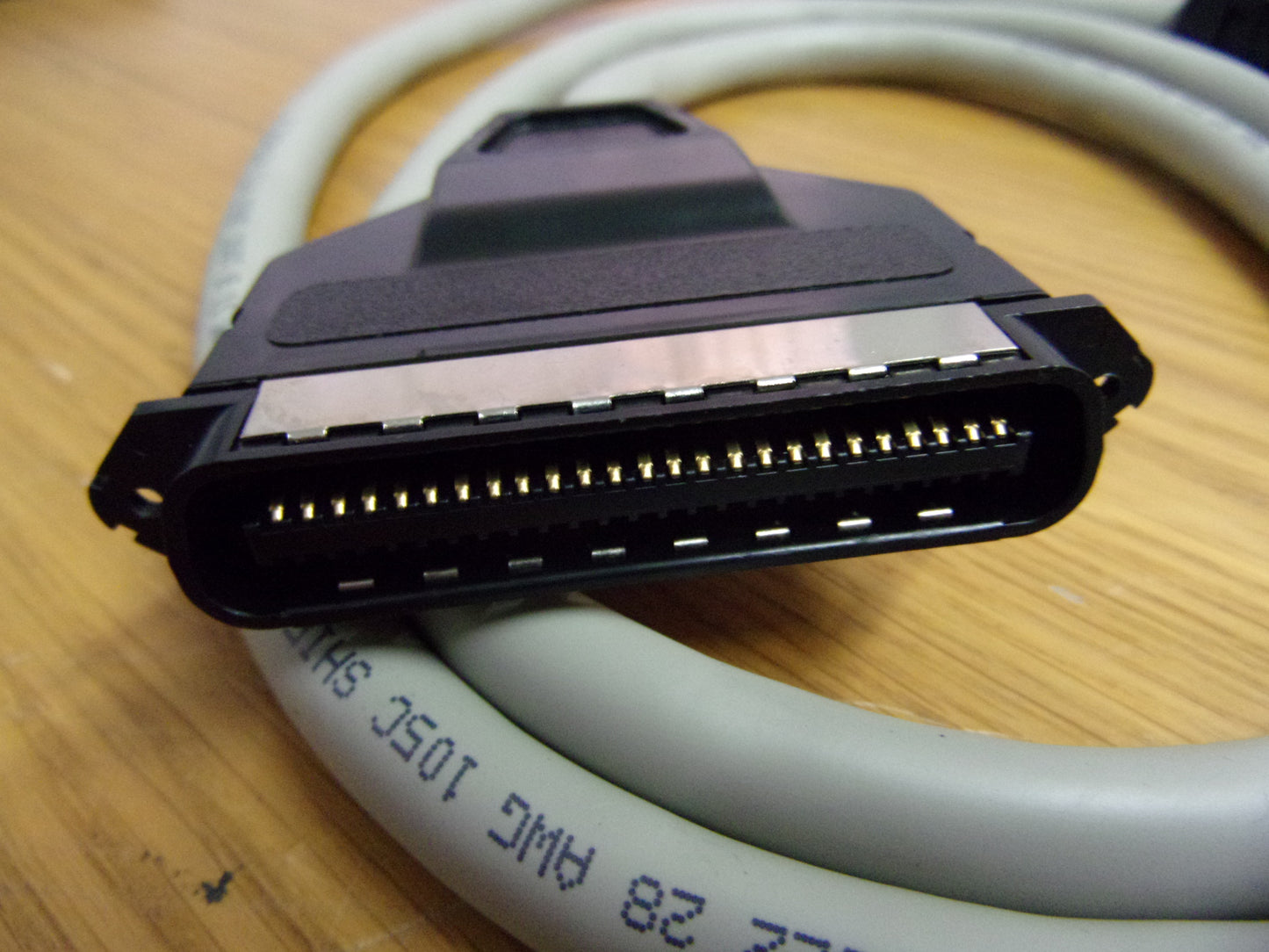 50 way SCSI 1 Centronix industrial lead all pins connected male to male