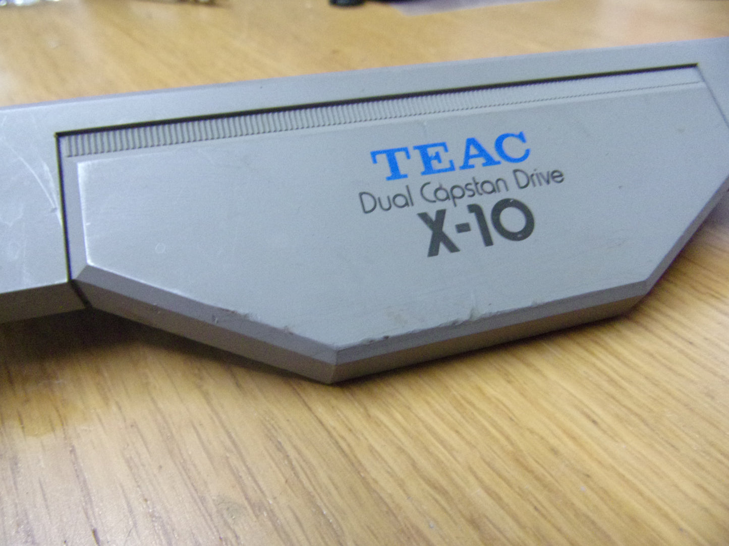 Teac X-10 plastic head cover slight scratching