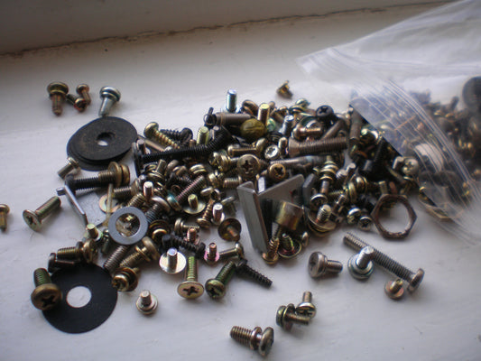 Mixed bag of screws and odd bits and pieces