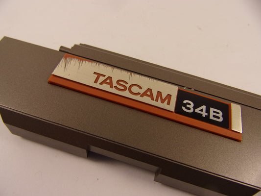 Tascam 34B lower plastic headcover and badge