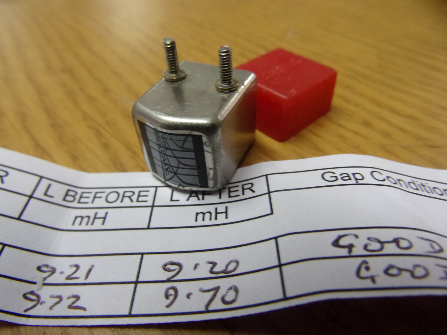 Teac 2/4 Ferrite Record head 50667210 tested relapped ready