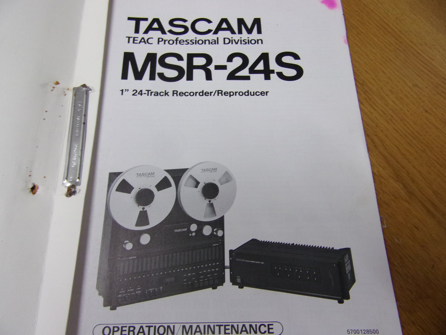 Tascam MSR-24S service manual