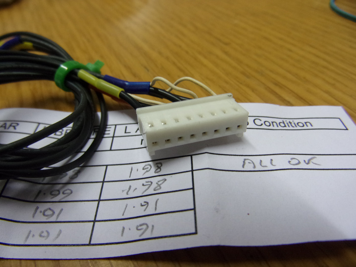 Teac 244 246 and others erase head 53786009 all 4 channels White Molex relapped