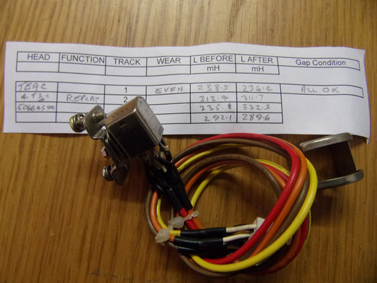 Tascam TEAC  4 TRACK 4 Channel play  head 50664590