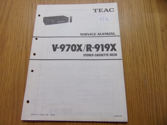 TEAC V-790X/R-919X SERVICE MANUAL