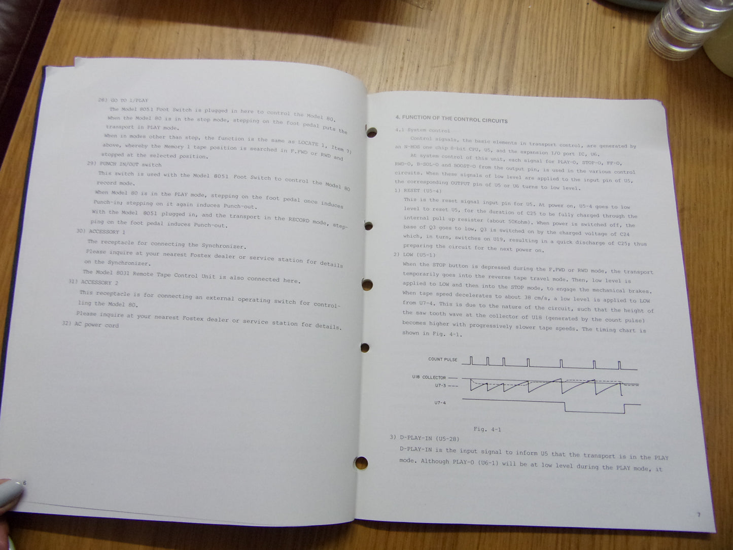 FOSTEX MODEL 80 SERVICE MANUAL
