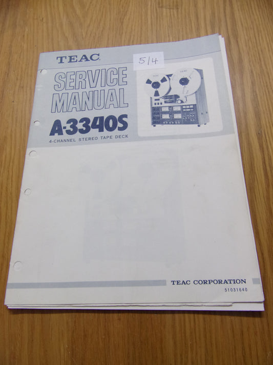 TEAC A-3340S SERVICE MANUAL