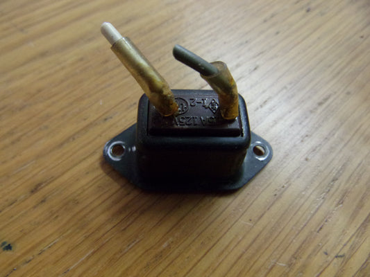 Old style IEC connector A-2300 A-3300 etc two pin mains male socket