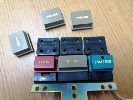 Teac A-2340SX and others double rubber mat and push buttons