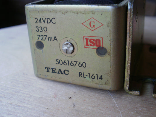 TEAC A-3340S A-3300SX  A-2300SX Solenoid 24v RL-1614 50616760