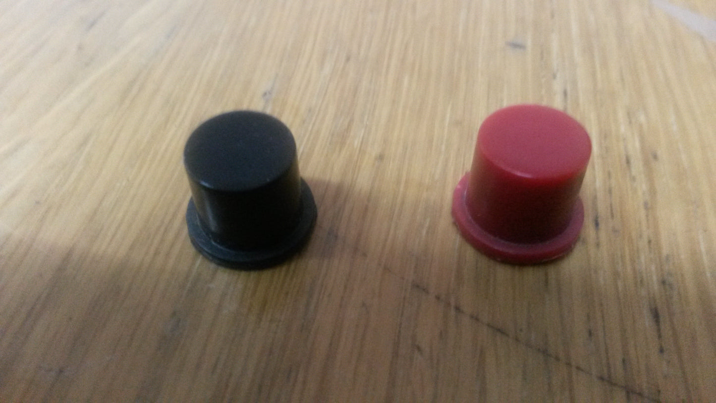 A-3340 red or black push buttons