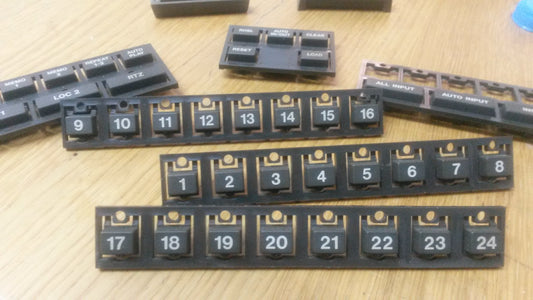 Tascam MSR24 push button blocks  in various types