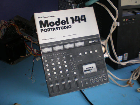 Tascam 144 instructions French and German